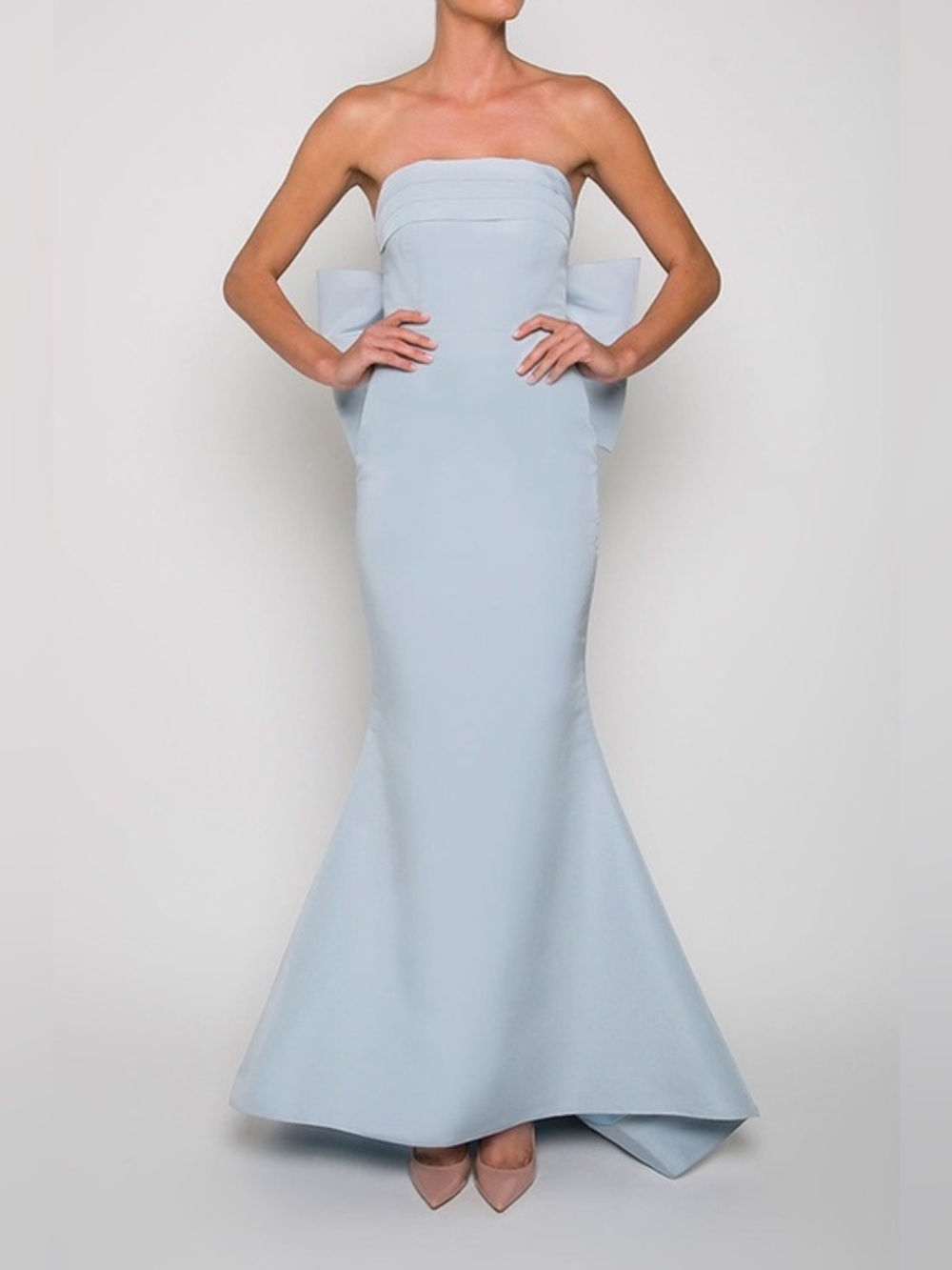 Alexia Maria Margaret Silk Faille Mermaid Gown Size 6 NWT $1625